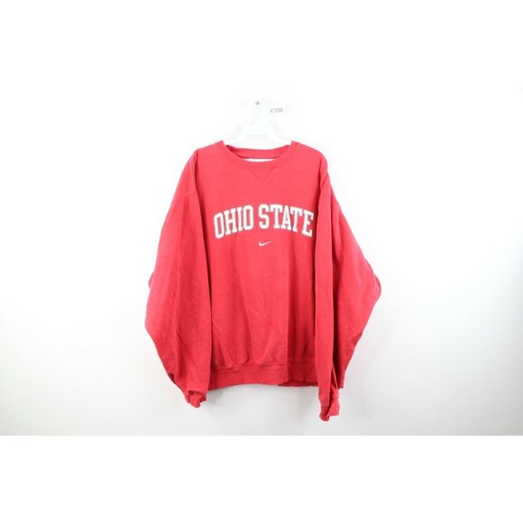 Vintage Nike Travis Scott Mini Swoosh Ohio State University Sweatshirt